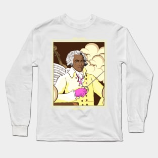 Portrait of Joseph Bologne vanilla ice cream Long Sleeve T-Shirt